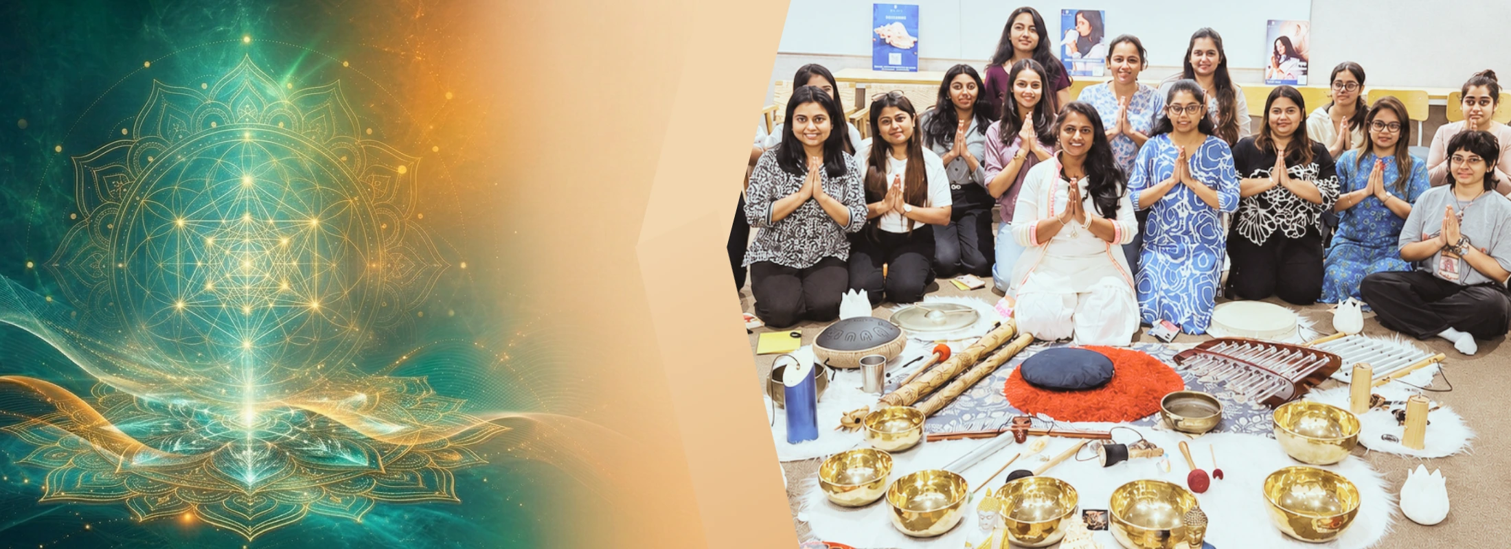 Advanced sound therapy session at Arahat Studio